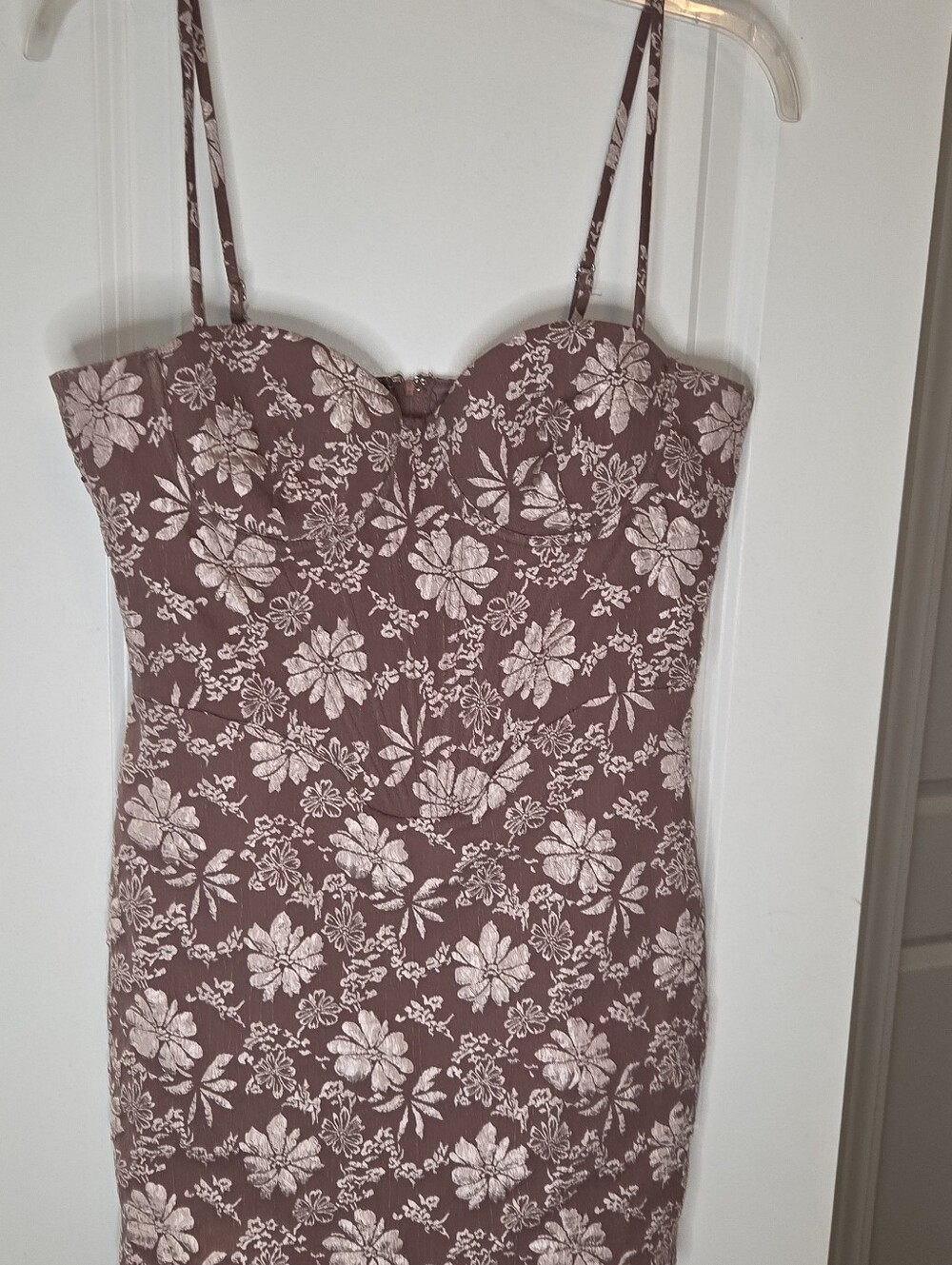 Windsor Floral Brocade Mini Dress - Picture 6 of 16